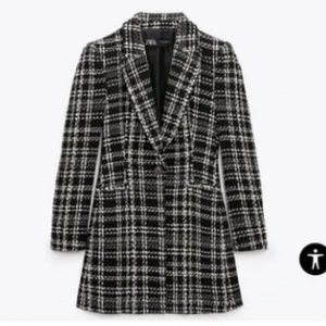 Zara - Long Structured Blazer - XS